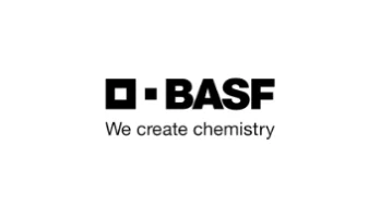 Logotipo BASF — cliente atendido pela Mecânica Eloy em usinagem de precisão